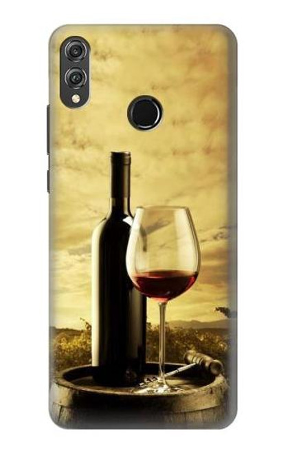 S2042 A Grape Vineyard Grapes Bottle Red Wine Funda Carcasa Case para Huawei Honor 8X