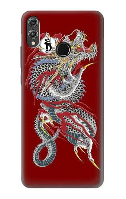 S2104 Yakuza Dragon Tattoo Funda Carcasa Case para Huawei Honor 8X