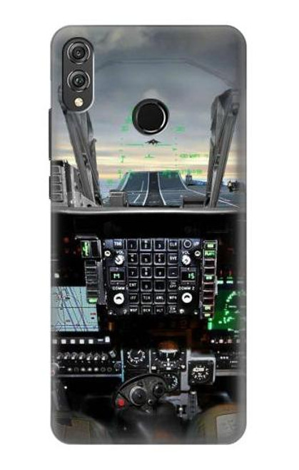 S2435 Fighter Jet Aircraft Cockpit Funda Carcasa Case para Huawei Honor 8X