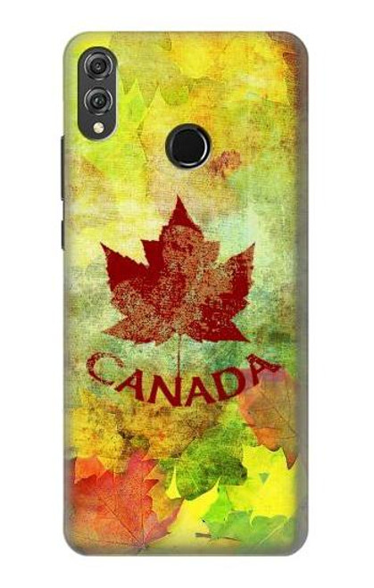 S2523 Canada Autumn Maple Leaf Funda Carcasa Case para Huawei Honor 8X