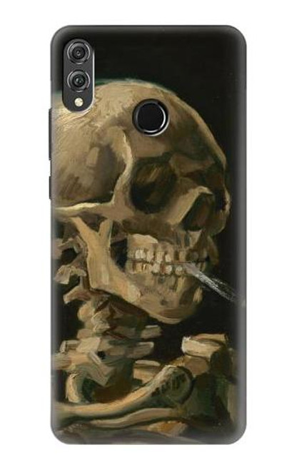 S3358 Vincent Van Gogh Skeleton Cigarette Funda Carcasa Case para Huawei Honor 8X