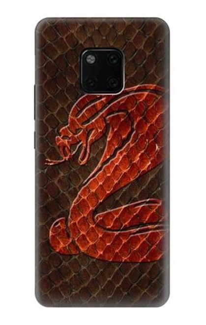 S0663 Cobra Snake Skin Funda Carcasa Case para Huawei Mate 20 Pro