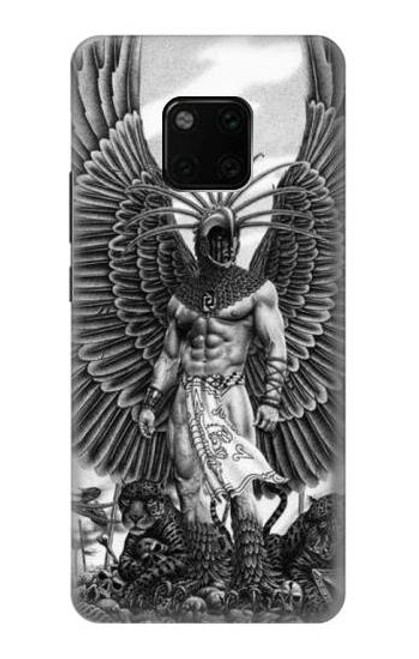 S1235 Aztec Warrior Funda Carcasa Case para Huawei Mate 20 Pro