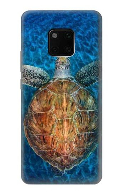 S1249 Blue Sea Turtle Funda Carcasa Case para Huawei Mate 20 Pro