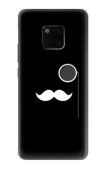 S1946 Sir Mustache Minimalism Funda Carcasa Case para Huawei Mate 20 Pro