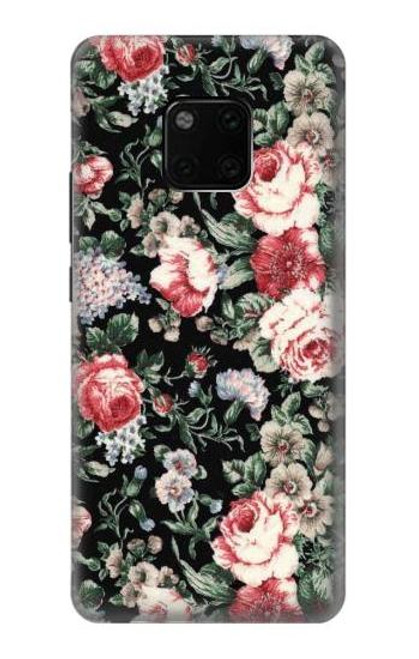 S2727 Vintage Rose Pattern Funda Carcasa Case para Huawei Mate 20 Pro