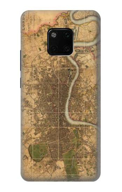 S3230 Vintage Map of London Funda Carcasa Case para Huawei Mate 20 Pro