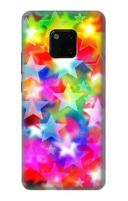 S3292 Colourful Disco Star Funda Carcasa Case para Huawei Mate 20 Pro