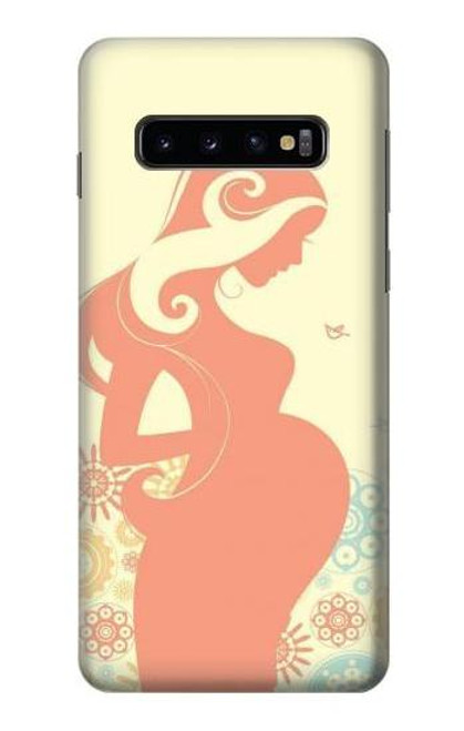 S0815 Pregnant Art Funda Carcasa Case para Samsung Galaxy S10