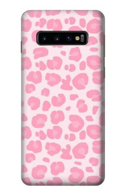 S2213 Pink Leopard Pattern Funda Carcasa Case para Samsung Galaxy S10