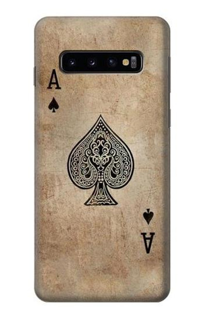 S2928 Vintage Spades Ace Card Funda Carcasa Case para Samsung Galaxy S10