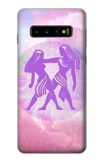 S3259 Zodiac Gemini Funda Carcasa Case para Samsung Galaxy S10