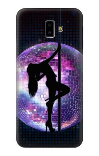 S3284 Sexy Girl Disco Pole Dance Funda Carcasa Case para Samsung Galaxy J6+ (2018), J6 Plus (2018)