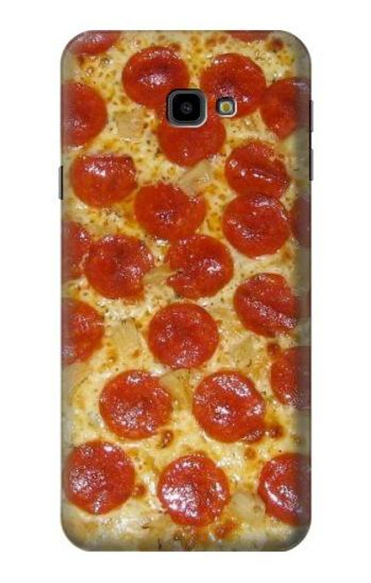 S0236 Pizza Funda Carcasa Case para Samsung Galaxy J4+ (2018), J4 Plus (2018)