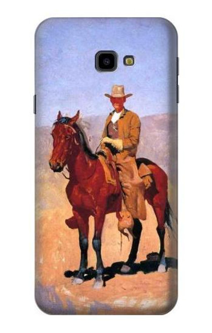 S0772 Cowboy Western Funda Carcasa Case para Samsung Galaxy J4+ (2018), J4 Plus (2018)