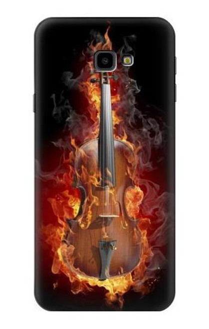 S0864 Fire Violin Funda Carcasa Case para Samsung Galaxy J4+ (2018), J4 Plus (2018)