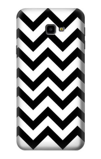 S1613 Chevron Zigzag Funda Carcasa Case para Samsung Galaxy J4+ (2018), J4 Plus (2018)