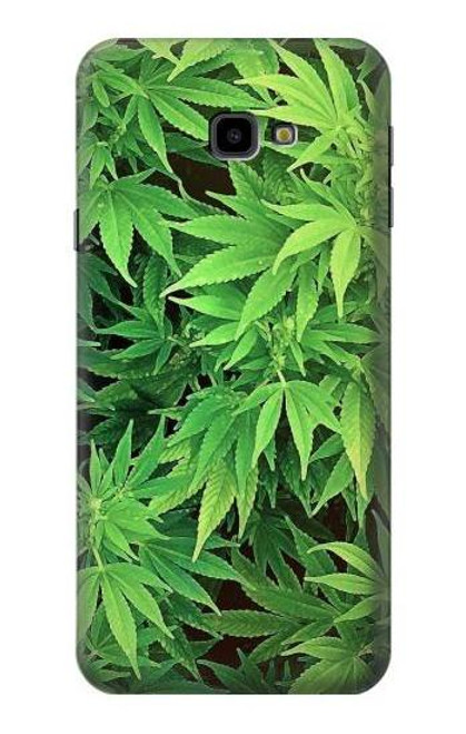 S1656 Marijuana Plant Funda Carcasa Case para Samsung Galaxy J4+ (2018), J4 Plus (2018)