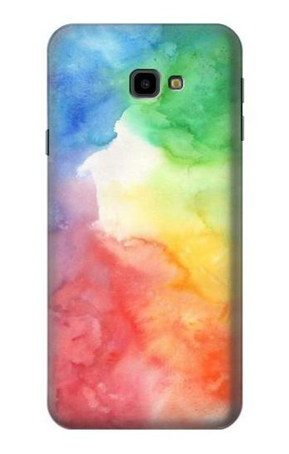 S2945 Colorful Watercolor Funda Carcasa Case para Samsung Galaxy J4+ (2018), J4 Plus (2018)