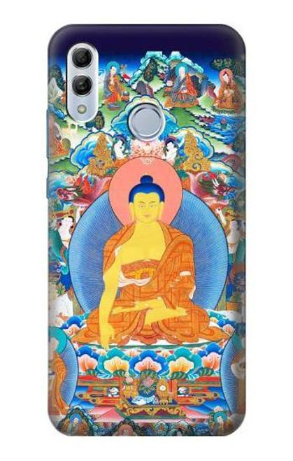 S1256 Buddha Paint Funda Carcasa Case para Huawei Honor 10 Lite, Huawei P Smart 2019