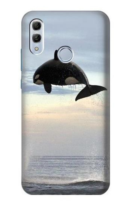 S1349 Killer whale Orca Funda Carcasa Case para Huawei Honor 10 Lite, Huawei P Smart 2019