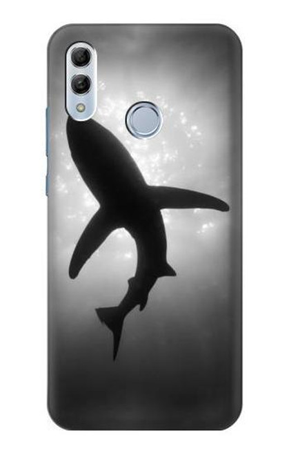 S2367 Shark Monochrome Funda Carcasa Case para Huawei Honor 10 Lite, Huawei P Smart 2019