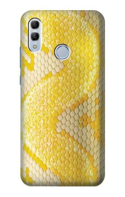 S2713 Yellow Snake Skin Graphic Printed Funda Carcasa Case para Huawei Honor 10 Lite, Huawei P Smart 2019