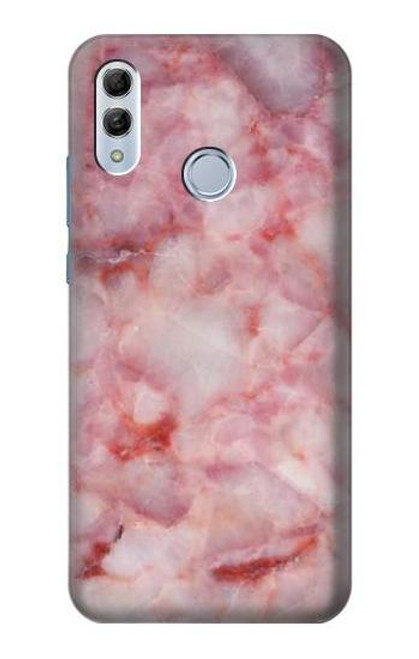 S2843 Pink Marble Texture Funda Carcasa Case para Huawei Honor 10 Lite, Huawei P Smart 2019