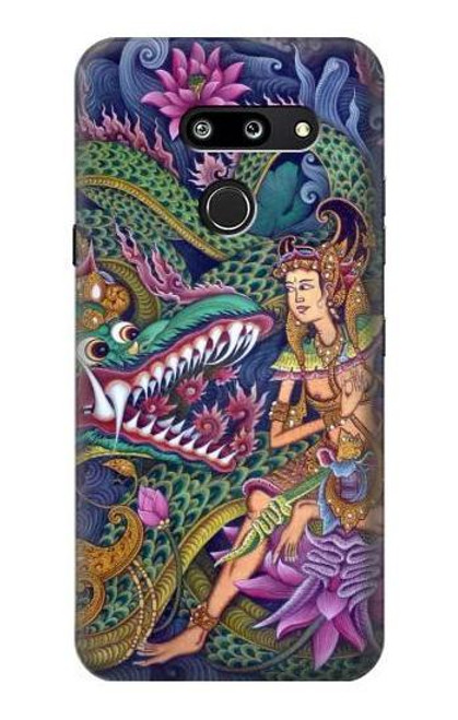 S1240 Bali Painting Funda Carcasa Case para LG G8 ThinQ