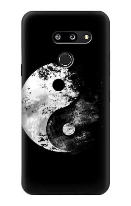 S1372 Moon Yin-Yang Funda Carcasa Case para LG G8 ThinQ