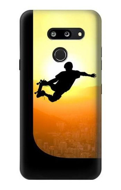 S2676 Extreme Skateboard Sunset Funda Carcasa Case para LG G8 ThinQ