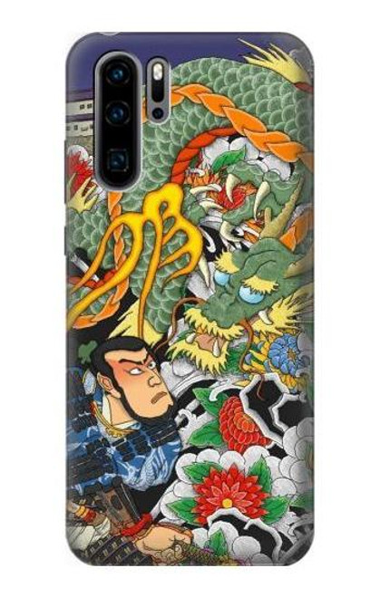 S0454 Japan Tattoo Funda Carcasa Case para Huawei P30 Pro