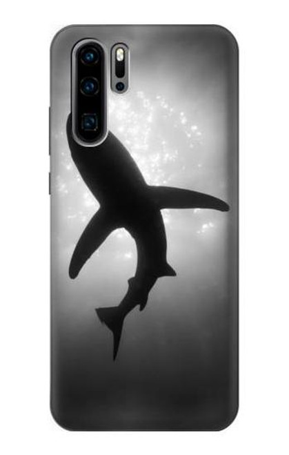 S2367 Shark Monochrome Funda Carcasa Case para Huawei P30 Pro