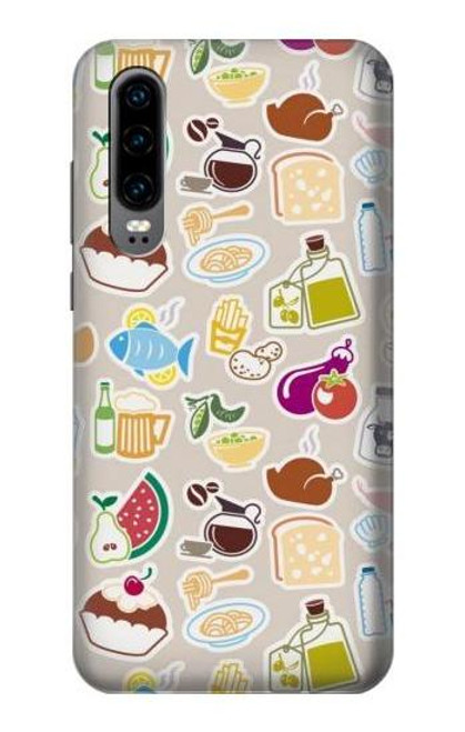 S2321 Food and Drink Seamless Funda Carcasa Case para Huawei P30