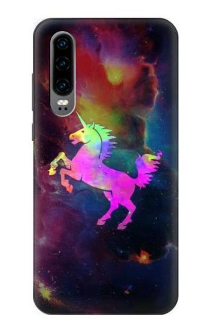 S2486 Rainbow Unicorn Nebula Space Funda Carcasa Case para Huawei P30