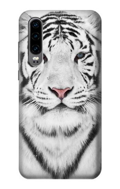 S2553 White Tiger Funda Carcasa Case para Huawei P30