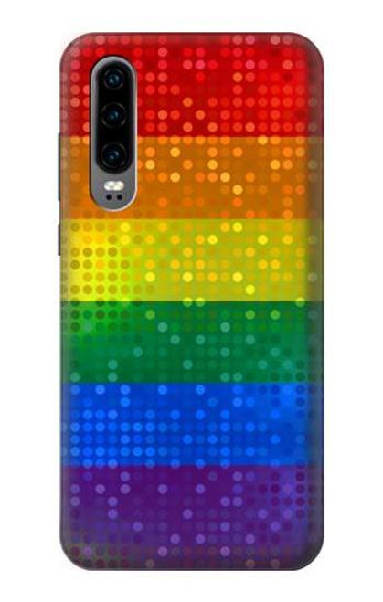 S2683 Rainbow LGBT Pride Flag Funda Carcasa Case para Huawei P30