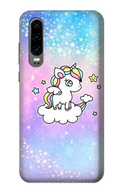 S3256 Cute Unicorn Cartoon Funda Carcasa Case para Huawei P30