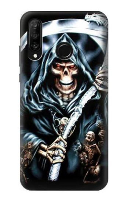 S0295 Grim Reaper Funda Carcasa Case para Huawei P30 lite