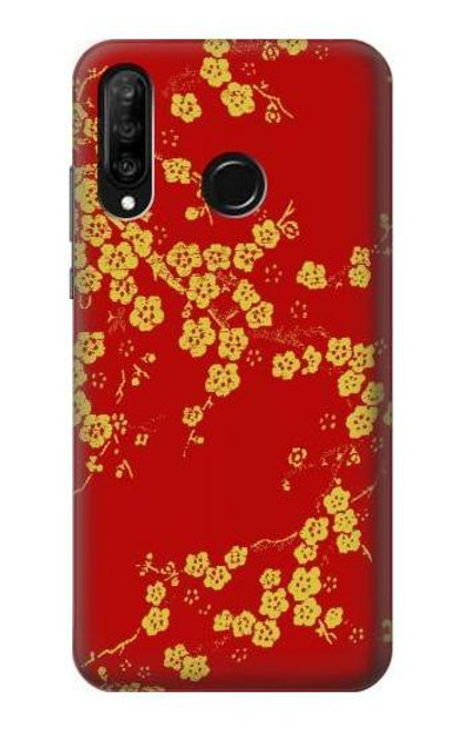 S2050 Cherry Blossoms Chinese Graphic Printed Funda Carcasa Case para Huawei P30 lite