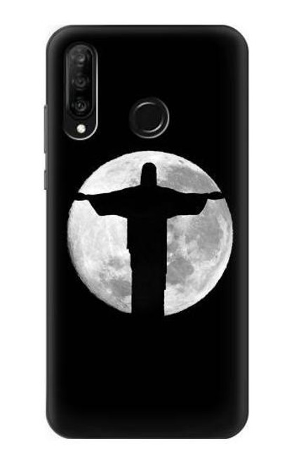 S2511 Jesus Statue Christ Rio de Janeiro Funda Carcasa Case para Huawei P30 lite