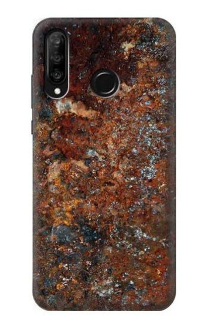 S2714 Rust Steel Texture Graphic Printed Funda Carcasa Case para Huawei P30 lite