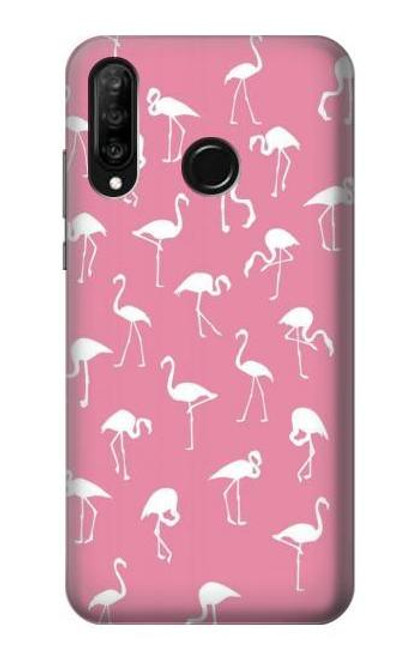 S2858 Pink Flamingo Pattern Funda Carcasa Case para Huawei P30 lite