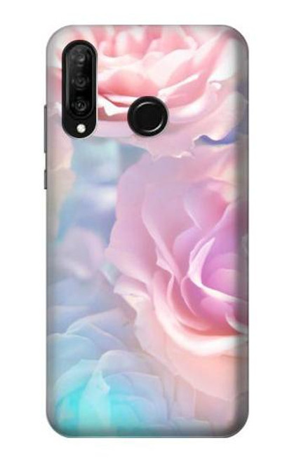 S3050 Vintage Pastel Flowers Funda Carcasa Case para Huawei P30 lite