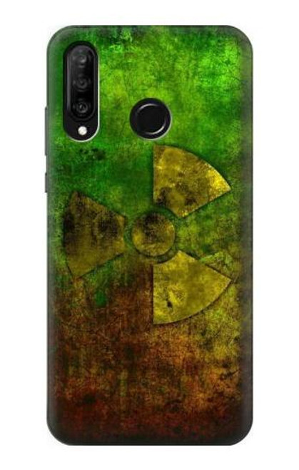 S3202 Radioactive Nuclear Hazard Symbol Funda Carcasa Case para Huawei P30 lite