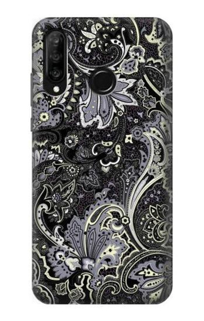 S3251 Batik Flower Pattern Funda Carcasa Case para Huawei P30 lite
