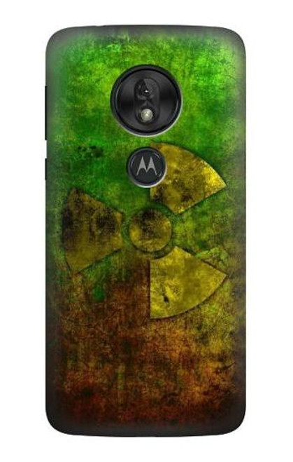 S3202 Radioactive Nuclear Hazard Symbol Funda Carcasa Case para Motorola Moto G7 Play