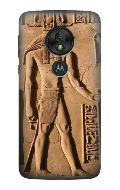 S0391 Egyptian Sobek Funda Carcasa Case para Motorola Moto G7 Power