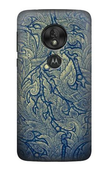 S0568 Thai Art Funda Carcasa Case para Motorola Moto G7 Power