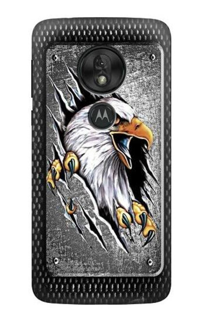 S0855 Eagle Metal Funda Carcasa Case para Motorola Moto G7 Power